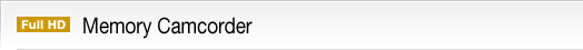 [Full HD] Memory Camcorder